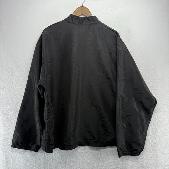 Vintage Surf Style Jacket one Size Black Myrtle Beach 1/4 Quarter Zip Pullover - Picture 8 of 10